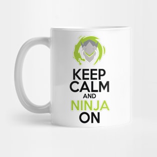 Keep Calm and Ninja On Mug